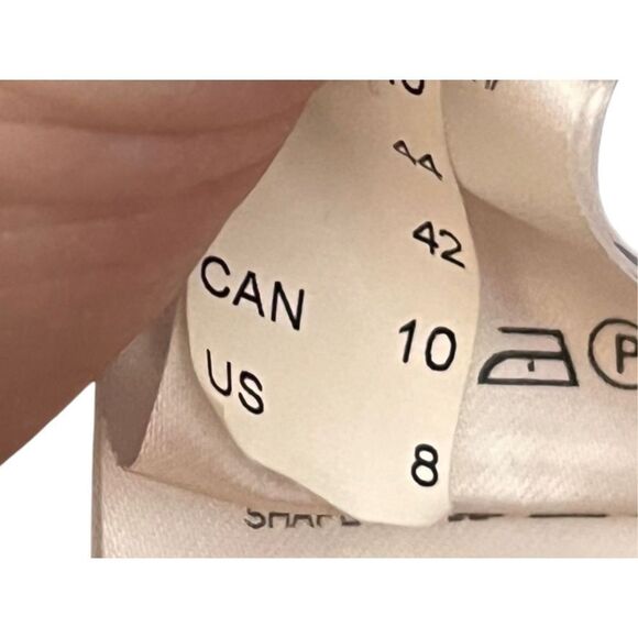 Q’Neel Black Elastic High Waist Jogger Type Linen Pants Women size 8 - Picture 11 of 14